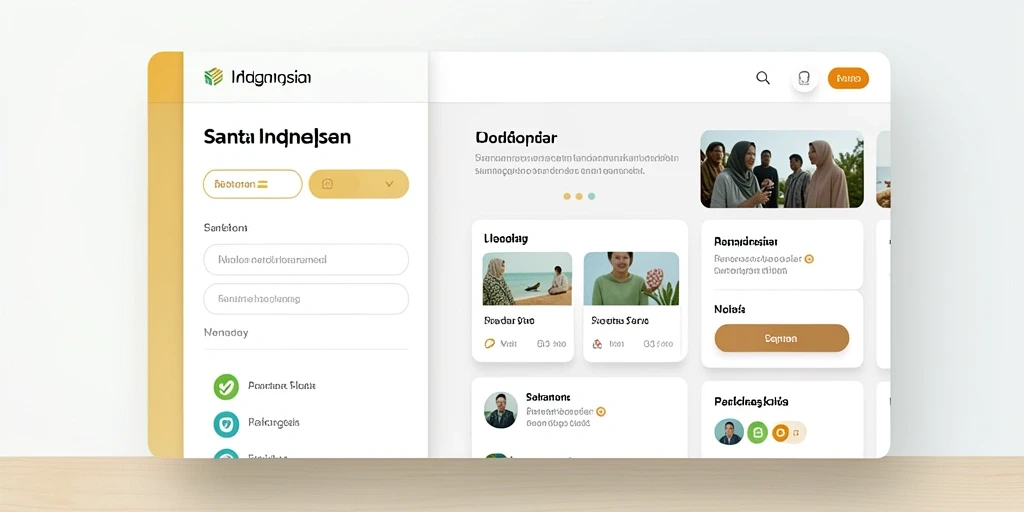 Tampilan antarmuka yang modern dan user-friendly.