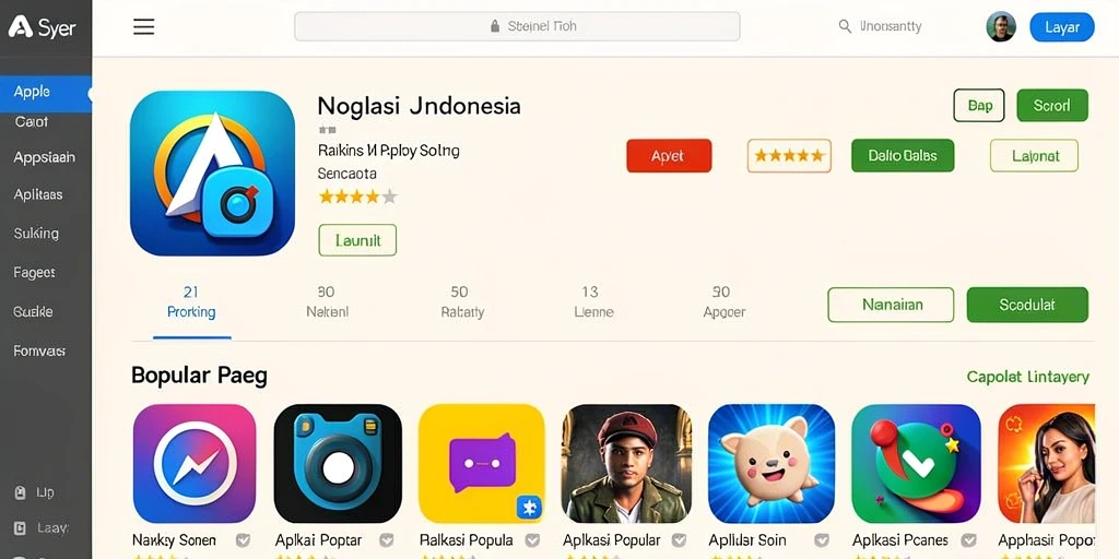 Tampilan antarmuka yang menarik dan intuitif.