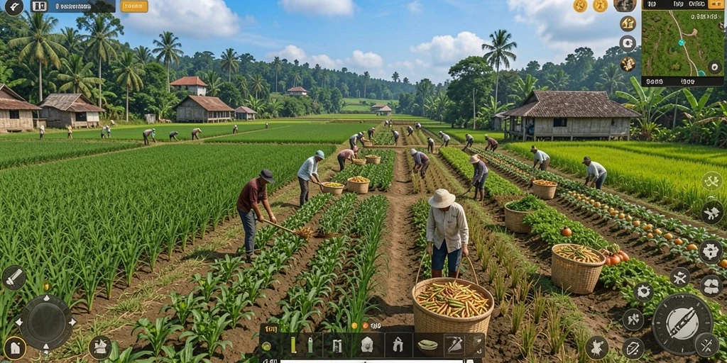 Tampilan awal yang menarik dengan navigasi sederhana.