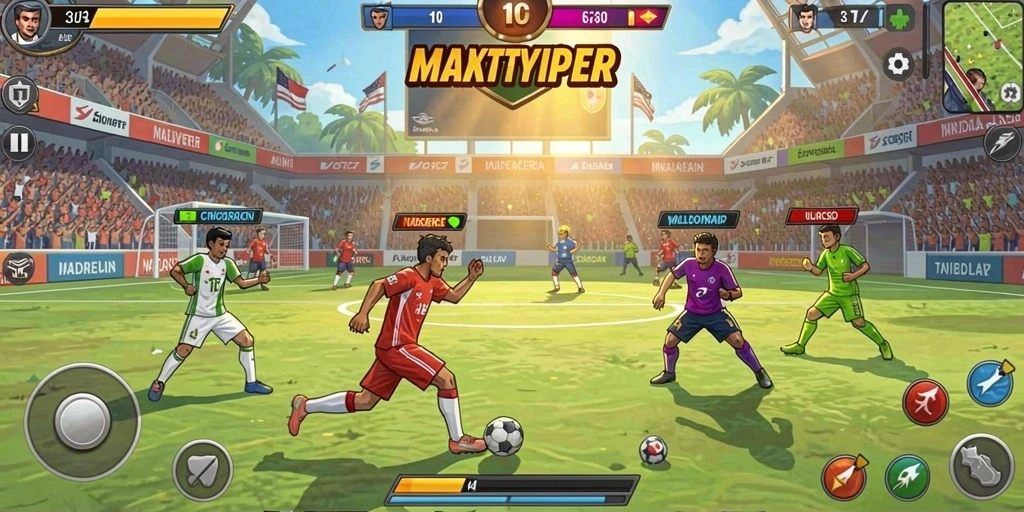 Screenshot permainan menunjukkan karakter utama dengan latar belakang yang menawan.