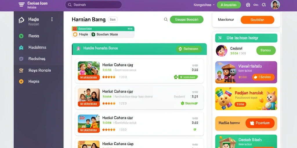 Screenshot LUSA777: Tampilan utama aplikasi yang menarik.