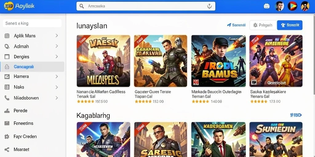 Tampilan antarmuka yang modern dan menarik.