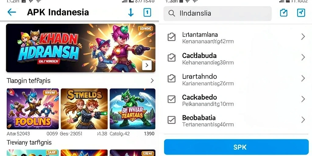 Tampilan awal yang menarik dan penuh warna.