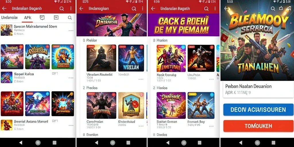 Tangkapan layar dari gameplay yang mendebarkan.