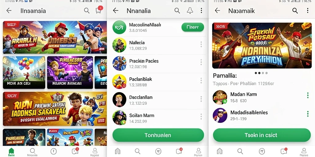 Tampilan antarmuka yang modern dan menarik.