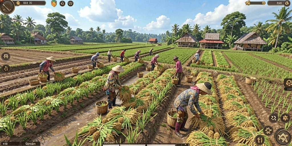Tangkapan layar menampilkan gameplay seru TAR555.
