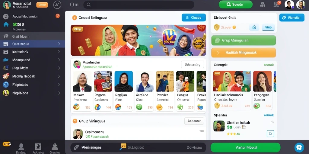 Tampilan antarmuka yang menarik dan user-friendly.