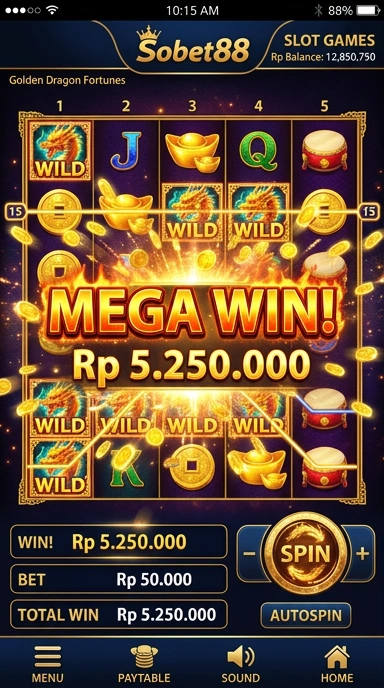 Cuplikan layar menu unduhan sobet88 untuk perangkat Android